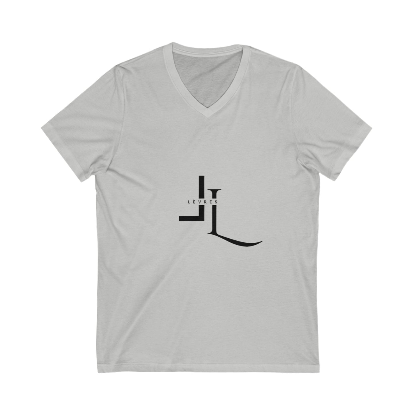 Unisex Jersey Short Sleeve V-Neck Tee
