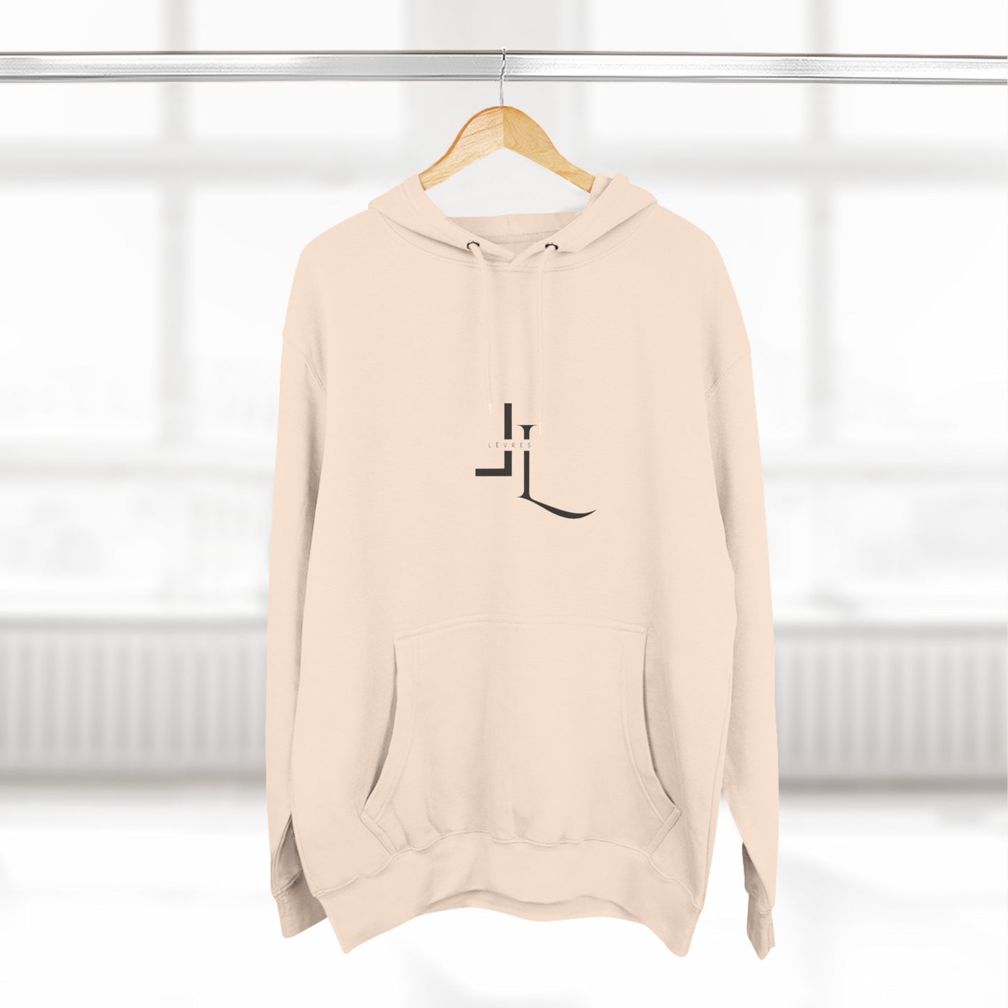 Three-Panel Fleece Hoodie