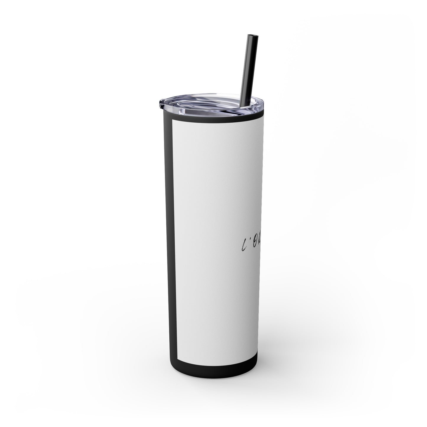 Skinny Tumbler with Straw, 20oz