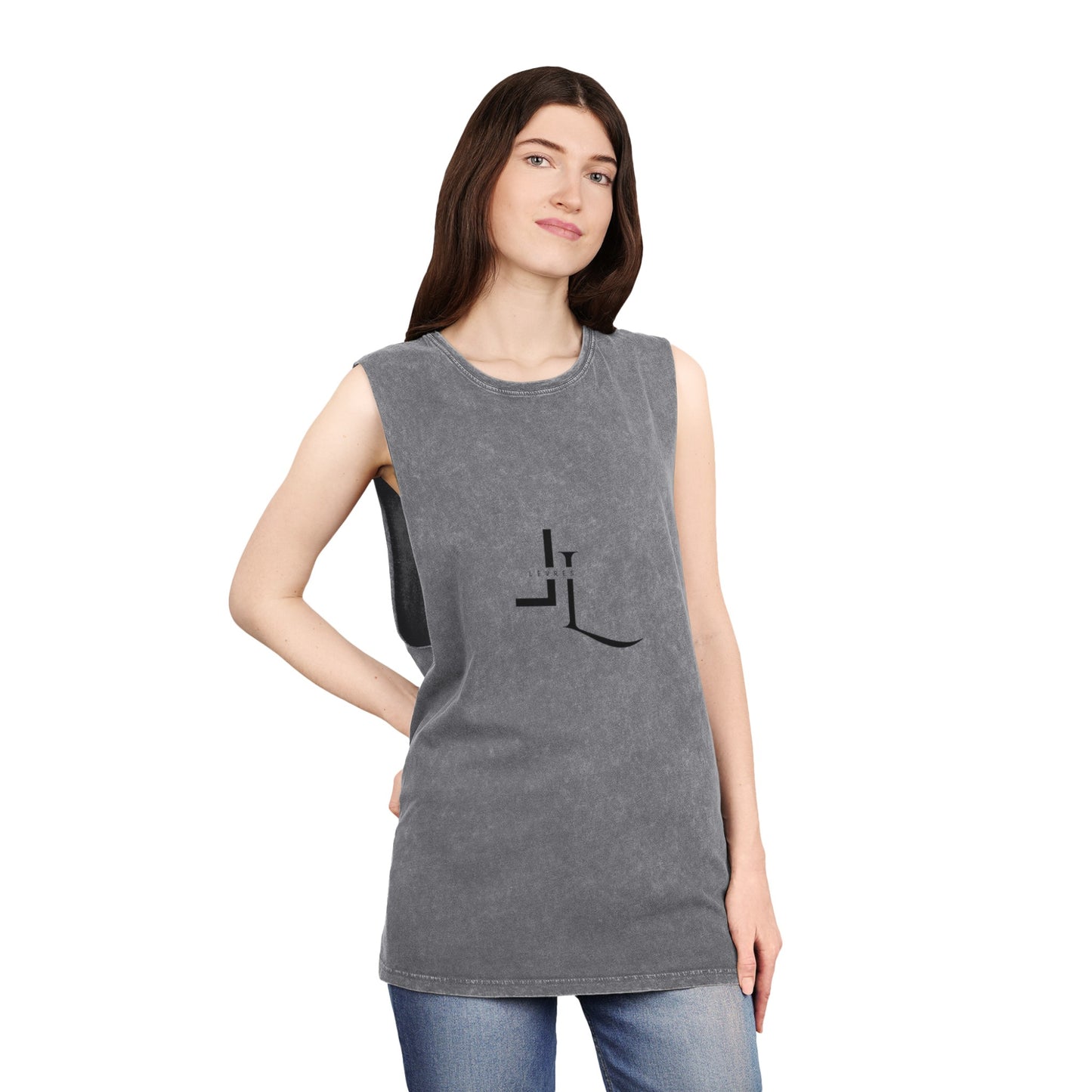 Unisex Stonewash Tank Top