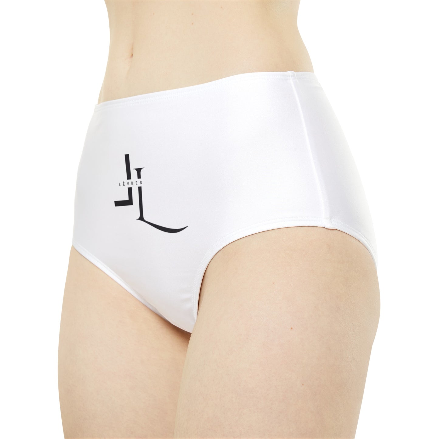 High-Waist Hipster Bikini Bottom (AOP)