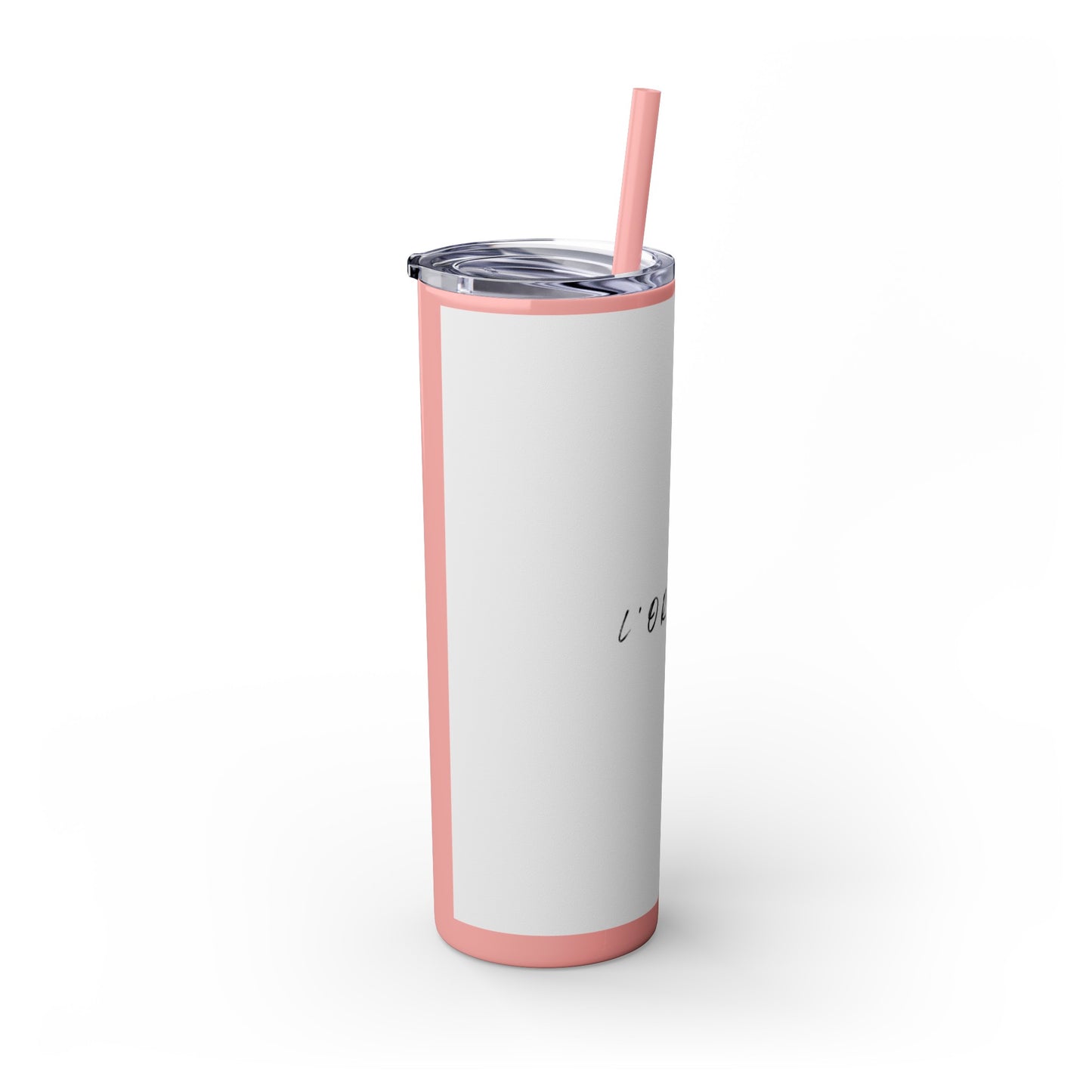 Skinny Tumbler with Straw, 20oz