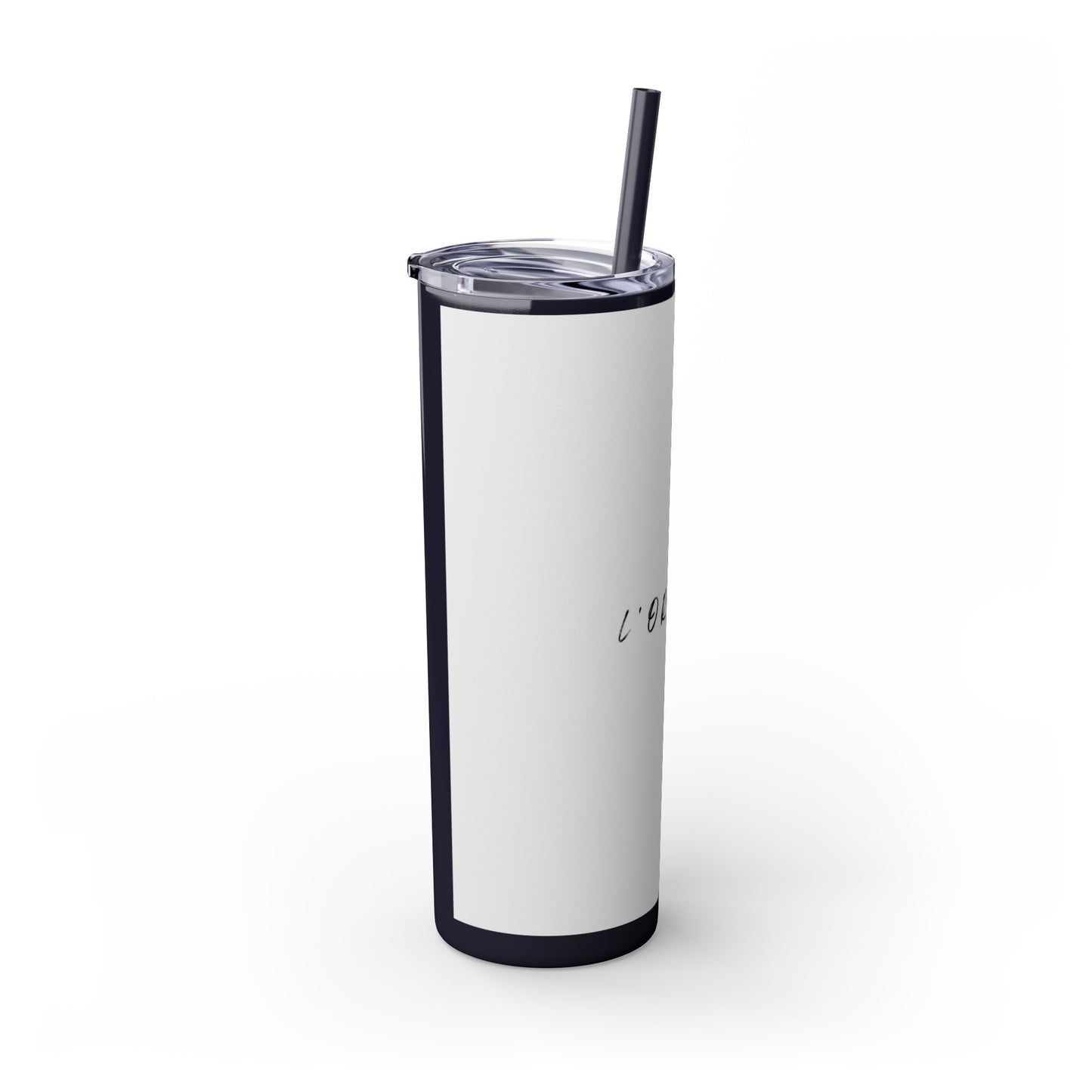 Skinny Tumbler with Straw, 20oz