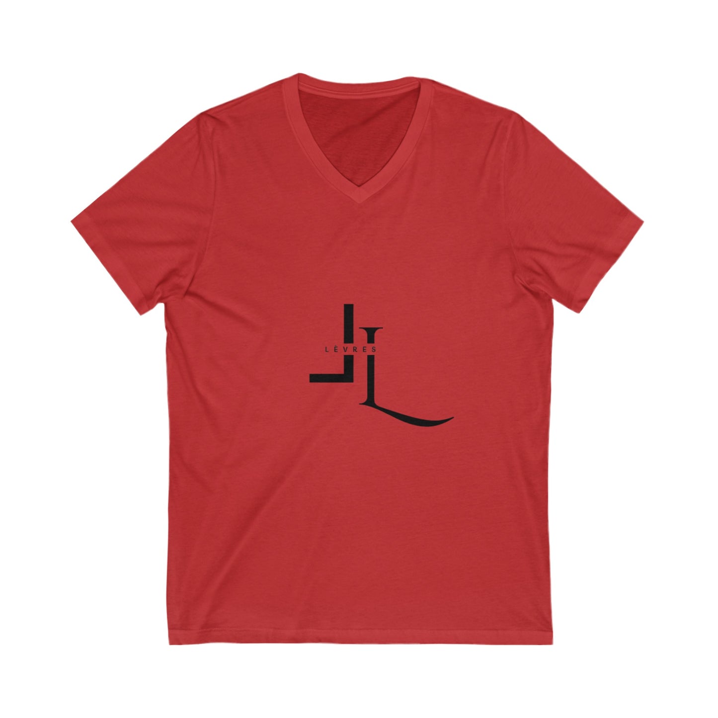 Unisex Jersey Short Sleeve V-Neck Tee