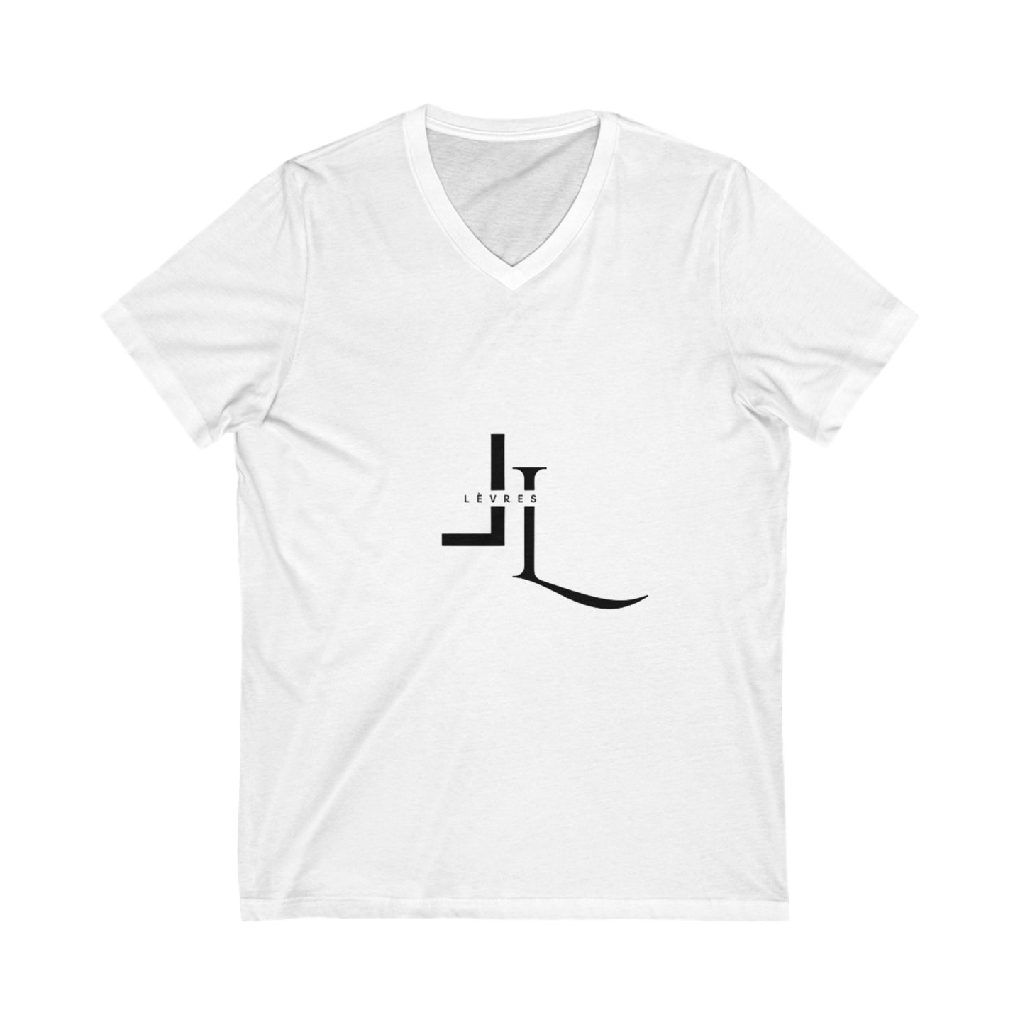 Unisex Jersey Short Sleeve V-Neck Tee