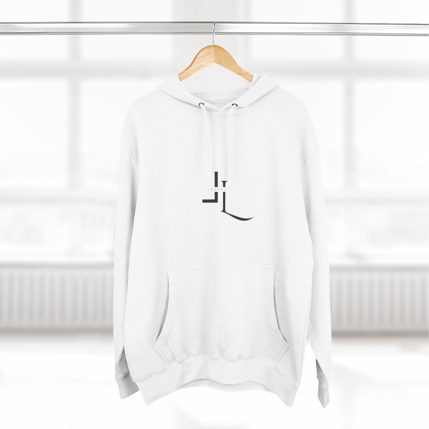 Three-Panel Fleece Hoodie