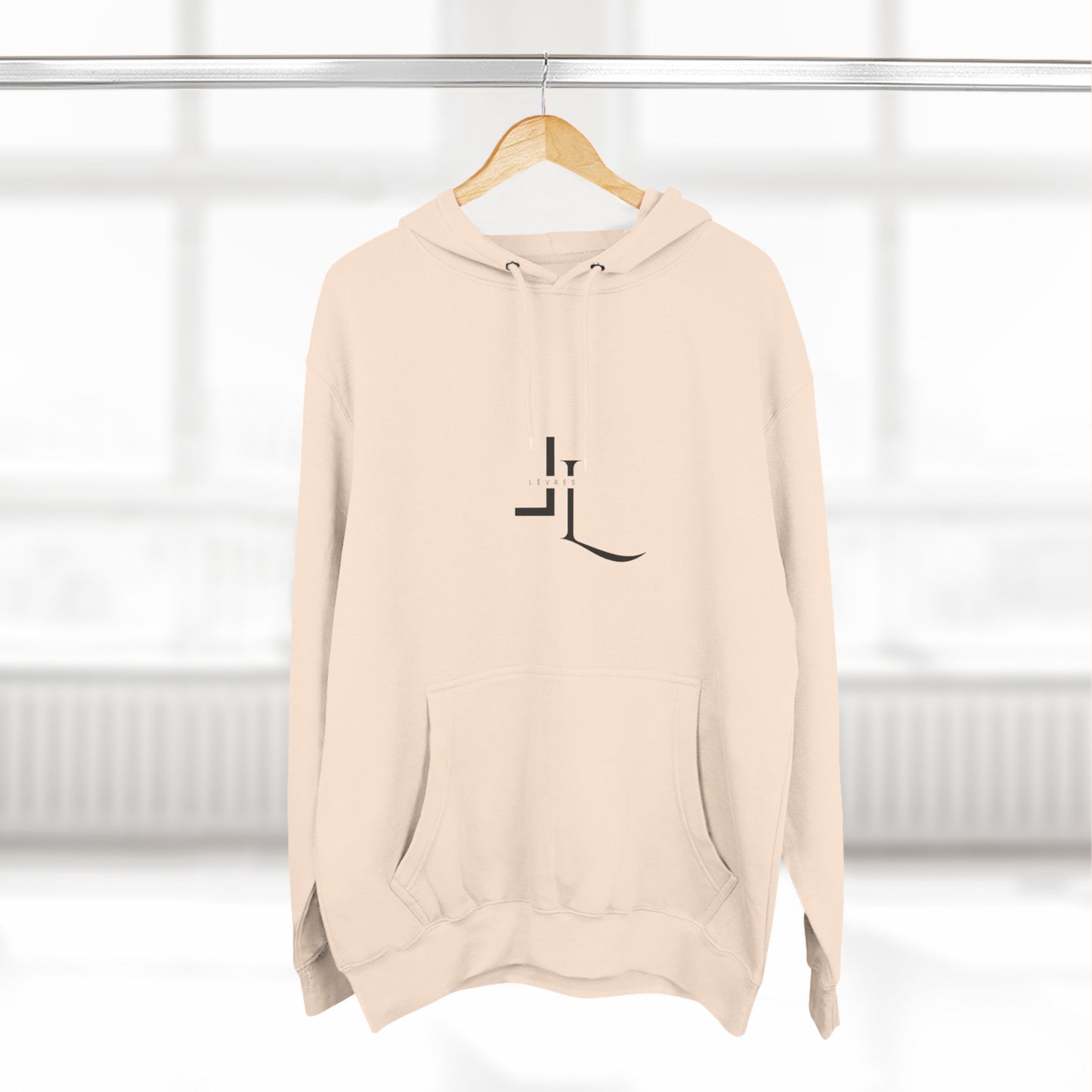 Three-Panel Fleece Hoodie