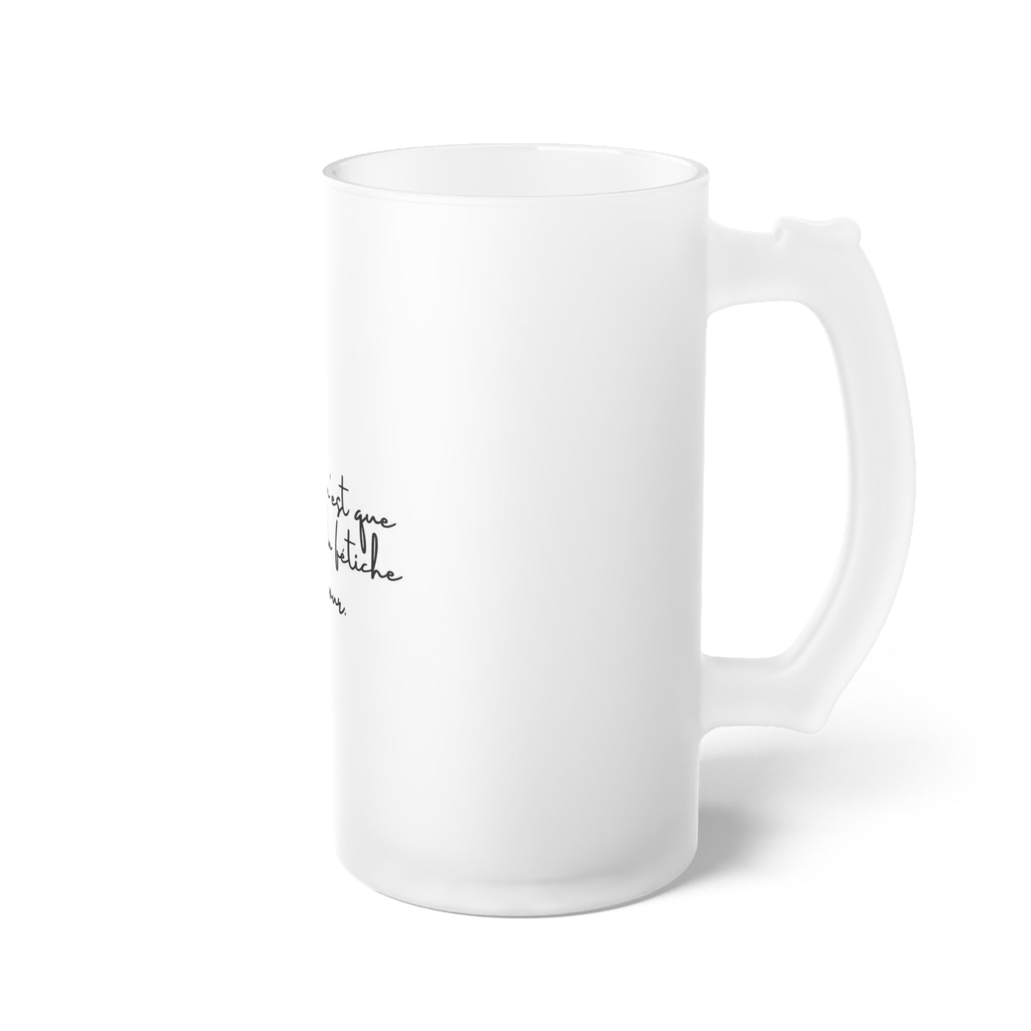 Frosted Glass Beer Mug